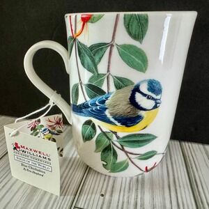 Maxwell & Williams Birds of the World Blue Chickadees China Mug Eric Shepherd